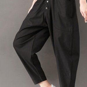 NEW CHIC Harem Pants BLACK Ladies M New in Package